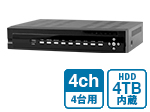 RD-RA5205 AHD3.0対応 4TB HDD内蔵 4chデジタルレコーダー