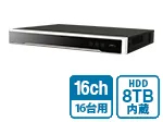 RD-RN8017 ネットワークレコーダー NVR 16ch 4K対応 8TB HDD内蔵