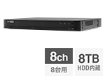 RD-RV5509 ハイブリッドレコーダー 8台接続 8TB HDD内蔵