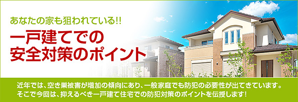 防犯カメラによる一戸建防犯対策 防犯カメラ 監視カメラの専門販売店アルコム