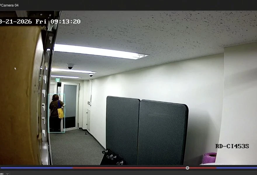 IPカメラの録画映像