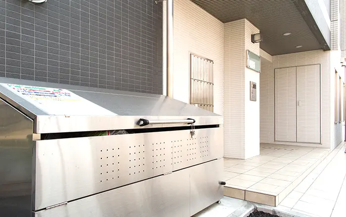 マンションのごみ捨て場