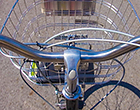 自転車のひったくりを防ぐネット