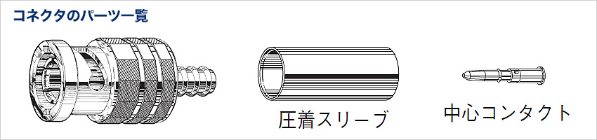 コネクタのパーツ一覧