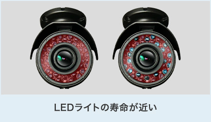 LEDライトの寿命が近い